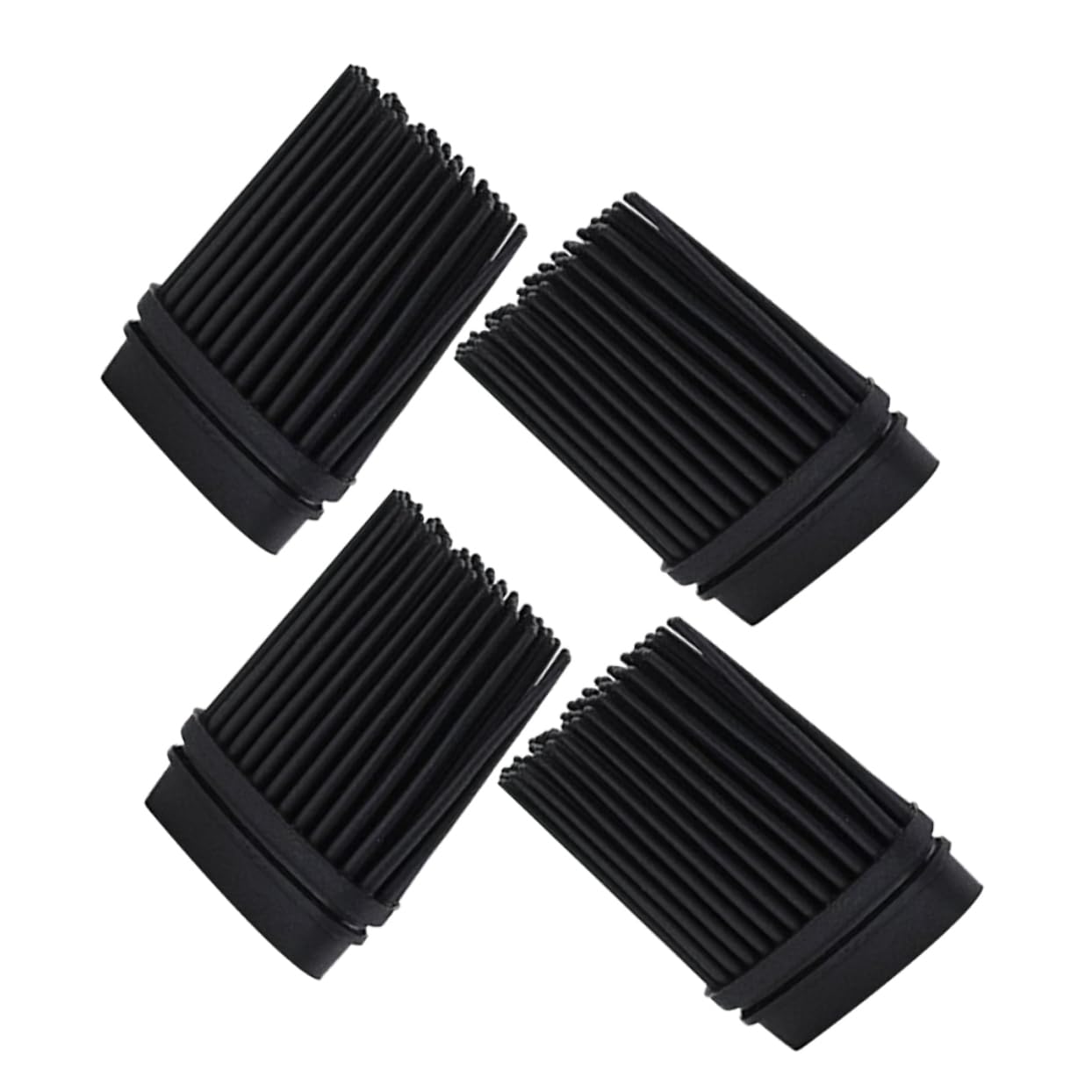 DECHOUS 4Pcs Portable Silicone Basting Brush Refills High Heat Resistant Grill Oil Brush Tool for Bbq Pastry and Cooking Dishwasher Safe Replacement Brush Heads