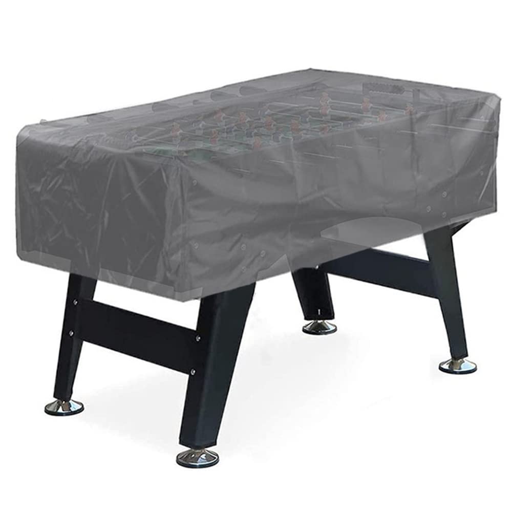Couverture de Baby-Foot, Couverture de Billard Imperméable Pliable Housse de Protection de Meubles Rectangulaire Housse de Table de Baby-Foot Universelle pour Table de Jeux, Gris