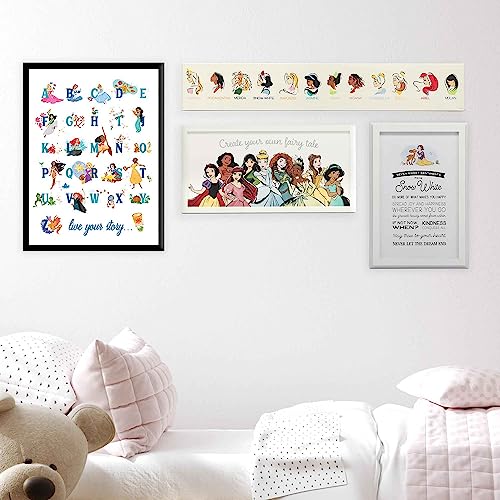 Décoration Princesse Disney Ariel cadre en bois idée cadeau