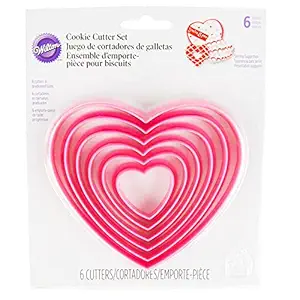 Wilton 2304-115 Nesting Heart Cutter Set