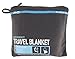 Flight 001 Travel Blanket, Charcoal, One Size