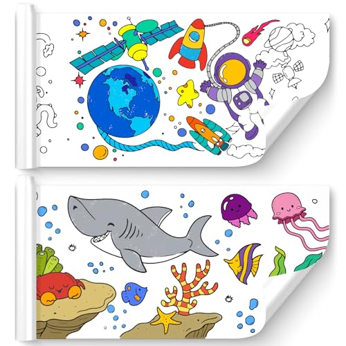 Rollo de papel para colorear para niños ideal para tardes de pintura y juegos en el suelo