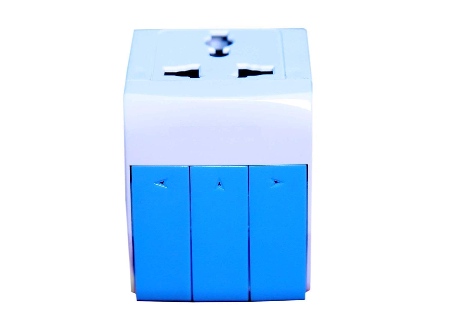 SEAHAVEN 3 Switches(5A-250V) 3 Sockets Socket with Individual Switch and Indicator Extension Spike Buster Fuse Protected(Blue and White)-image-37