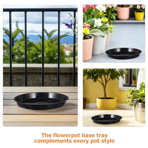 Plateaux récupérateurs d eau pour pots de fleurs faciles à nettoyer - 4