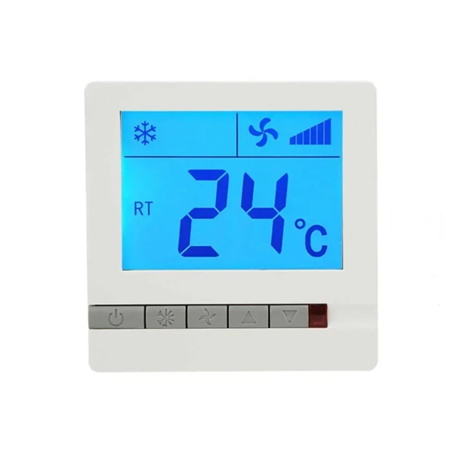 10A LCD Digital Thermostat Temperature Control，for Air Conditioning Delayed Compressor Protection，Fan Coil Thermostat