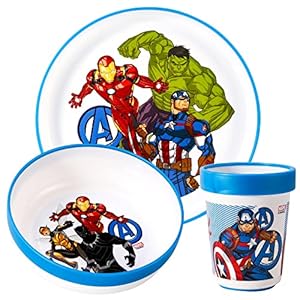 Zawadi Global Avengers 3-teiliges Kindergeschirrset