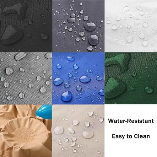 Auvent en polyester imperméable rétractable 4,5x4m résistant aux UV