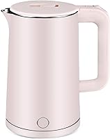 Vista 5 de Caldera de agua eléctrica, acero inoxidable recubierto de plástico 2.3 L Hervidor eléctrico del dormitorio (rosa)