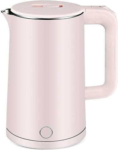 Hervidor eléctrico, caldera de agua eléctrica 4 protección de seguridad 2.3L para dormitorio (rosa)
