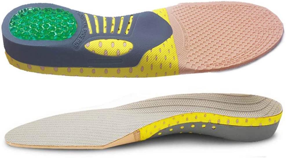 EDDGE Solette Ortopediche Plantari Piede Piatto Salute Suola Pad for Scarpe Inserto Arch Support Pad for fascite Plantare Piedi Solette for la Cura (Size : L)