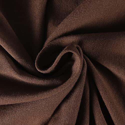 Roselux Women Sleeveless Scoop Neck Plain Maxi Sundresses Loose Racerback Long Dress Coffee XXL 5096 by Roselux - Used condition - Image 4