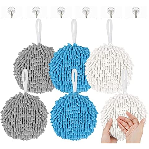 YUANQIAN Fuzzy Ball Handtücher - Trocknen Sie Ihre Hand sofort bequem Cover