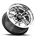 Vision 149 PATRIOT Custom Wheel - 15x4, -19 Offset, 5x114.3 Bolt Pattern, 83.1mm Hub - Gloss Black with Milled Spokes Rim