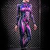 Jumpsuit Damen Lang Eng - Frauen Skelett Roboter 3D Druck Bodysuit ReißVerschluss Zurück Halloween Kostüm GanzköRper Bodysuit Lang Romper Strampler Overall Arbeitshosen Trainingsanzug #5