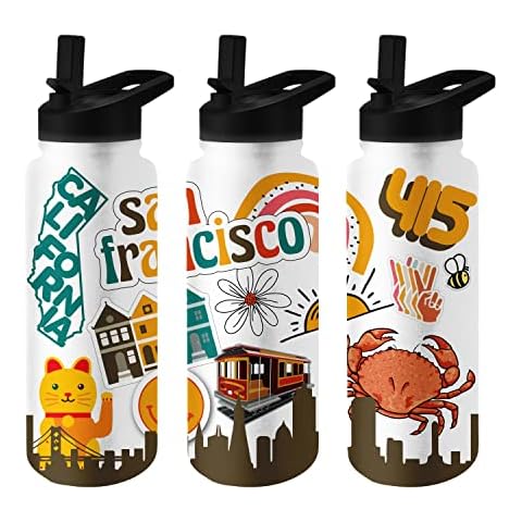 Logo Brands San Francisco 34oz Native Quencher Bottle Cover