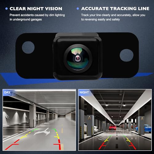 Image of Backup Camera Compatible with 2007, 2008 Chevy Avalanche Base LT LS LTZ and Cadillac Escalade EXT, Replace 15862575 15173618, Safety Reversing Parking Rear View Back Up Camera