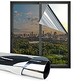 Krightlink Window Privacy Film Static Cling Window Tint Sun Blocking Blackout and UV Heat Control fo