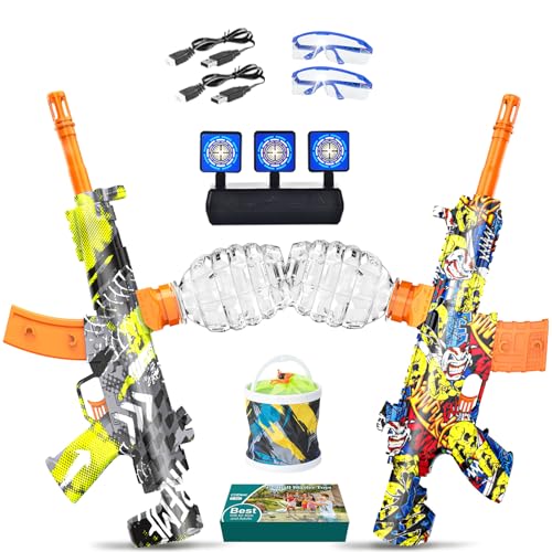 UTIJFOY Set of 2 Gel Blaster Toys Funny Gel Splatter Toys for Birthday Outdoor Team Games New Year Daily Reward Halloween