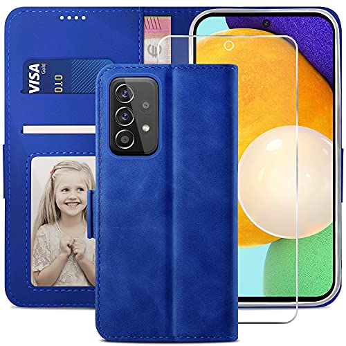 Yatwin Custodia Samsung Galaxy A32 5G, Cover A Libro Samsung Galaxy A32 5G, Flip Custodia Portafoglio In Pelle Samsung Galaxy A32 5G, Chiusura Magneti
