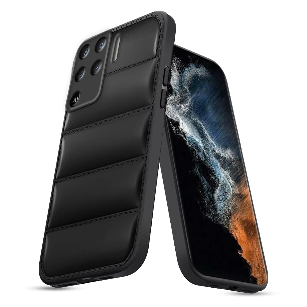 KARWAN® Puffer Edition Silicone Case Cover for Oppo F19 Pro | Scratch Resistance Mobile Cover, Camera Protection Case Compatible with Black (B0CZXTCVZ8) Amazon Price History, Amazon Price Tracker