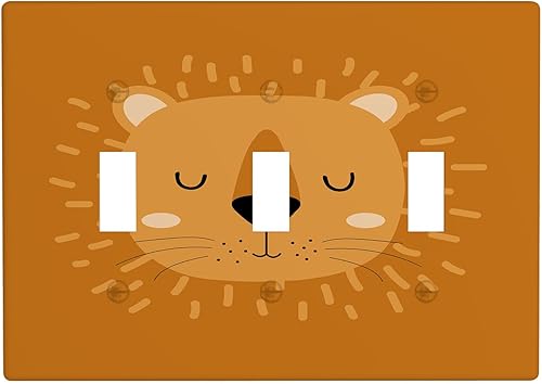 Miniatura 8 de Elefante de dibujos animados decorativo de 1 banda, interruptor de luz de palanca individual, lindo animal Kawaii gris elefante eléctrico placa