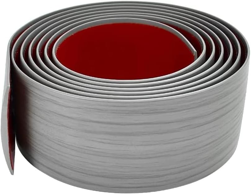 Tira de transición de suelo de 10 pies x 2 pulgadas, tira de transición de vinilo autoadhesiva para pisos, tira divisora de piso de azulejos para