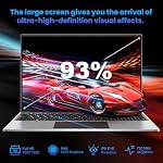 Jumper 16 Inch Laptop, 12th Generation Processor, 1200P IPS Display, 1-Year Office 365, 16GB RAM, 256GB Storage, Windows 11 Computer, Turbo Boost 3.6GHz, Type-C, for Business and Students, Grey