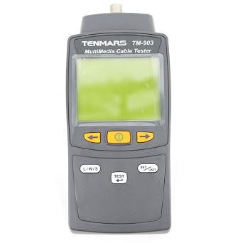 TENMARS TM-903 Mutimedia Cable Tester | Digital Network Cable Meter LAN Cable Meter