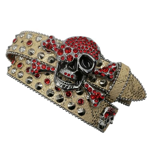Western Style Pink Leather Belt With Crystal Rhinestone Studs, Decorative Bling Fashion Accessory4
