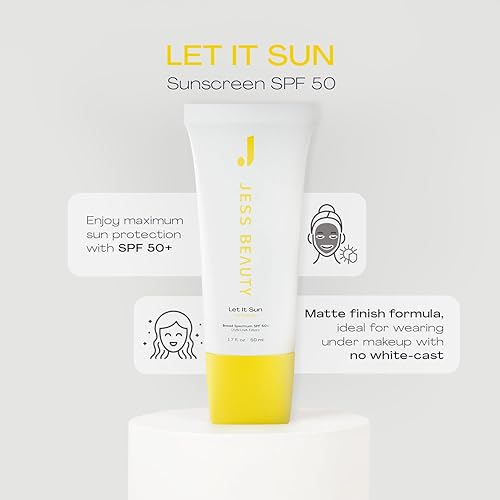 Miniatura 2 de JESS BEAUTY | Let it Sun 50+ Protector solar Té verde y extracto de aloe | Cuidado de la piel Protección solar 1.7 fl oz
