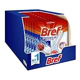 Bref WC Power Activ Candeggina Detergente Profumatore in Pastiglie Igienizzante Bagno, Pulito, Fresco, Formato Scorta 10 Pezzi