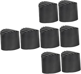 DOITOOL 8 pcs Ladder Anti-Skid Mat telescoping Ladder Rubber Step Ladder caps Ladder Leg Protective Cover