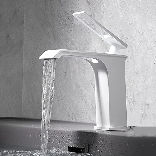 Robinet lavabo cascade monotrou pour stopper les éclaboussures d'eau - 2
