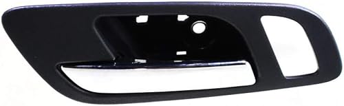 Miniatura 4 de KarParts360 Para Chevy Tahoe - Manija de puerta interior delantera del lado del conductor bisel negro con palanca cromada 2007-2014  GM1352151