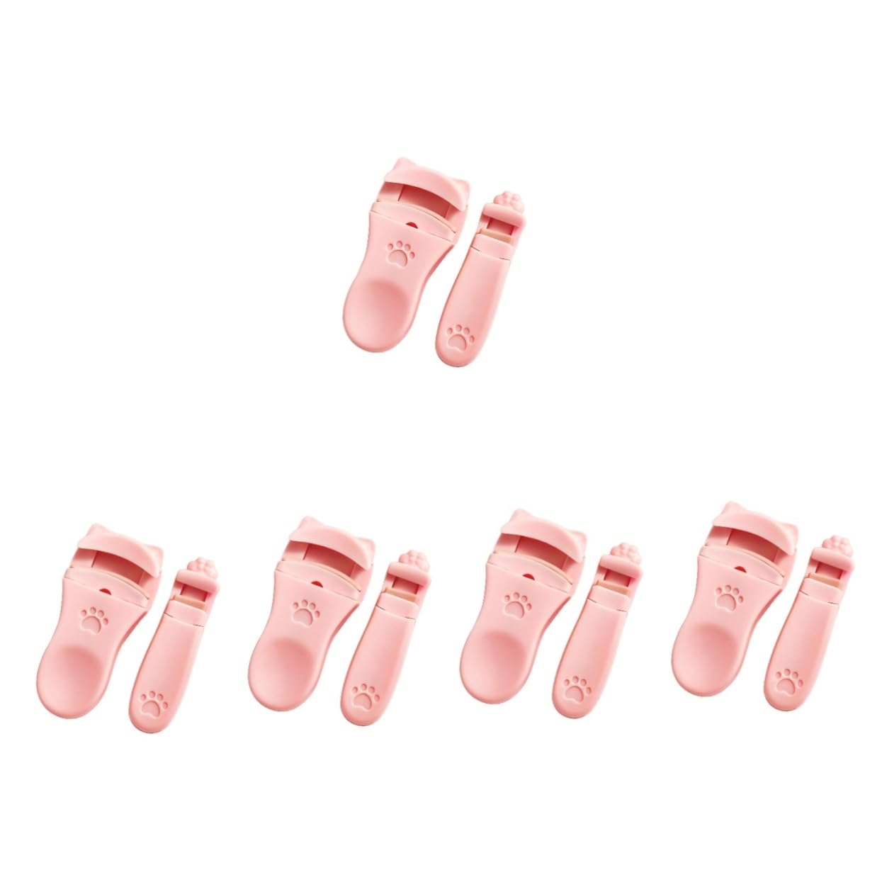 Lot De 5 Recourbe- Ergonomiques Pour Courts Outil De Recourbe- Application Facile Format Voyage Pour Les Déplacements 2 Pièces X 5