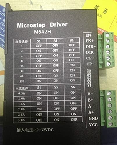 , 3pcs CNC 3A DC12-32V M542H CNC Stepper Driver Support 17, 23,