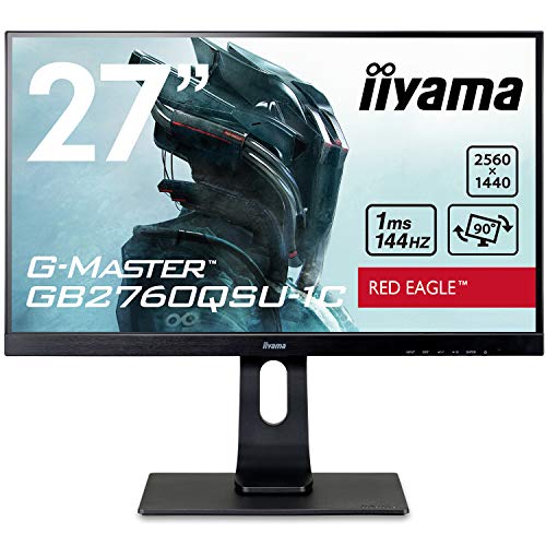 ディスプレイ・モニター本体 iiyama GB2760QSU-B1C 27inch WQHD 144hz 51XxHqrYaqL.jpg