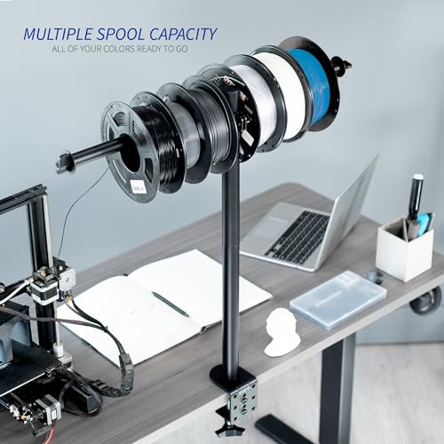Support de filament en acier VIVO pour 8 bobines d'imprimante 3D réglable STAND-3DRH - 4