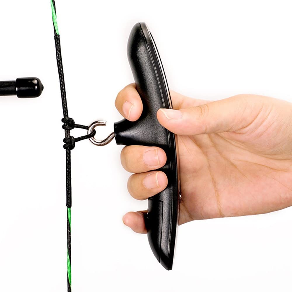 MiOYOOW Bogenschießen Bogenwaage 110 lbs Digital Compound Recurve Scale Tragbare Gepäckwaage mit LED-Anzeige für Indoor- oder Outdoor-Bogenschießen
