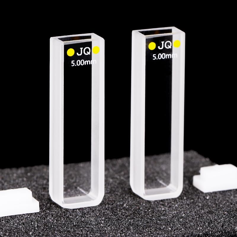 1 cuvette en quartz avec couvercle (5 mm)/cellule en quartz/spectrophotomètres sans colle(Frit sintering)