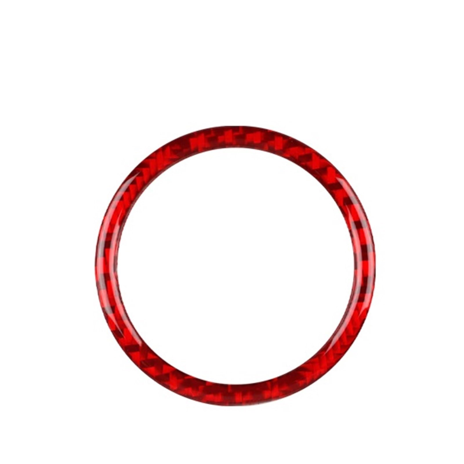 Cenxii Rhd Red Carbon Car Trim Strip For Subaru For Crosstrek For Impreza 2024 Rhd Car Engine Start Stop Button Frame Interior Accessories Soft Carbon Fiber Sticker Car Interior