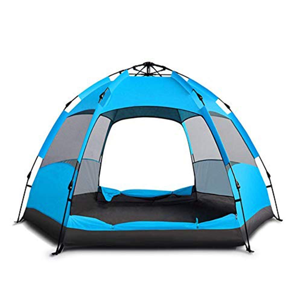 Amazon.co.jp: テント 屋外 自動テント 3-4人用 ダブルヘックス ビッグ