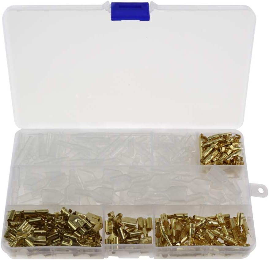 300 Pieces 3.9mm Motorcycle Bullet Male/Female/Double Female Terminal Connector Covers with Insulation Covers