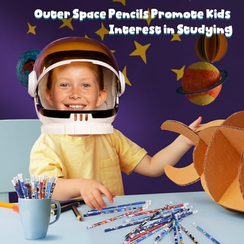 Set de 24 lápices espaciales para niños multicolor miniatura 5