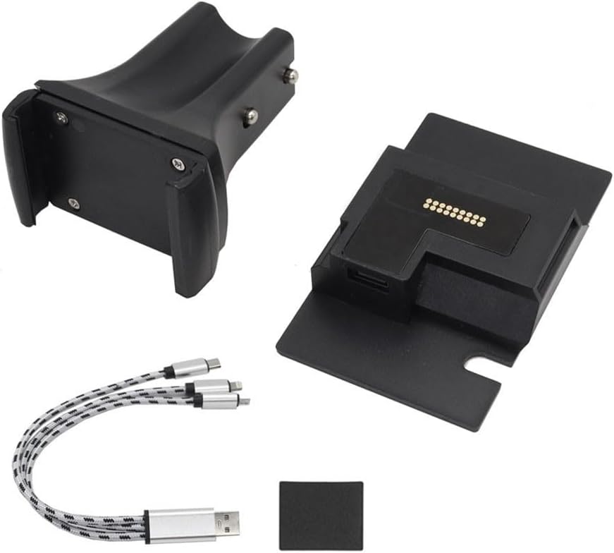 Motorcycle GPS Phone Navigation Bracket USB Charger ABS Secure Holder Above Dashboard for BMW K1600B K1600GT K1600GTL 2011-2020 Black Easy Installation Compact Design