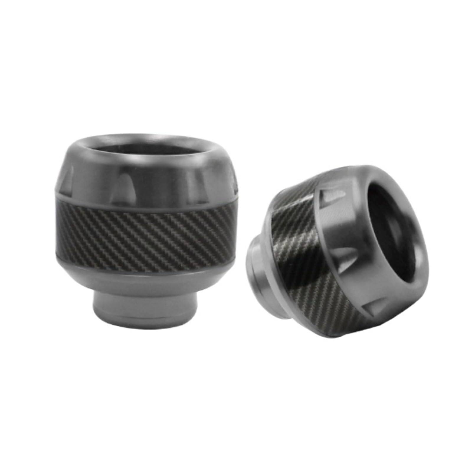 ZHAUPMCB Frame Sliders 2x Motorcycle Front Fork Frame Slider Crash Engine Protector Aluminum Universal Crash Pads(Titanium)
