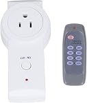 1800W High Power Smart Plug with Remote Control, Wireless Outlet Socket for Lights, Air Conditioners and Electronic Equipment - 20 Meter Effective Range