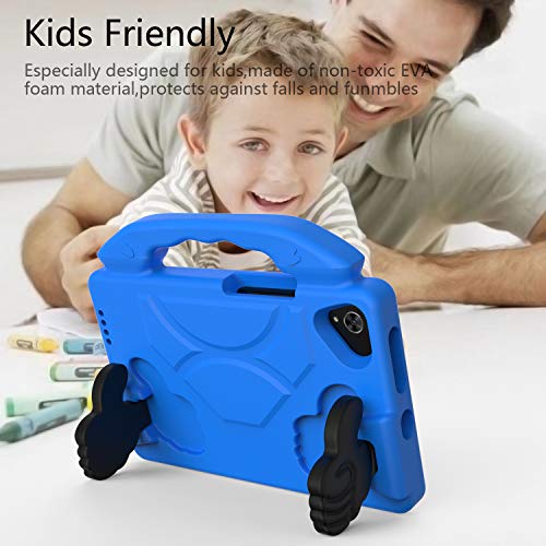 Coque Samsung Tab A9 pour enfant bleu SM-X110 étui antichoc EVA - 5
