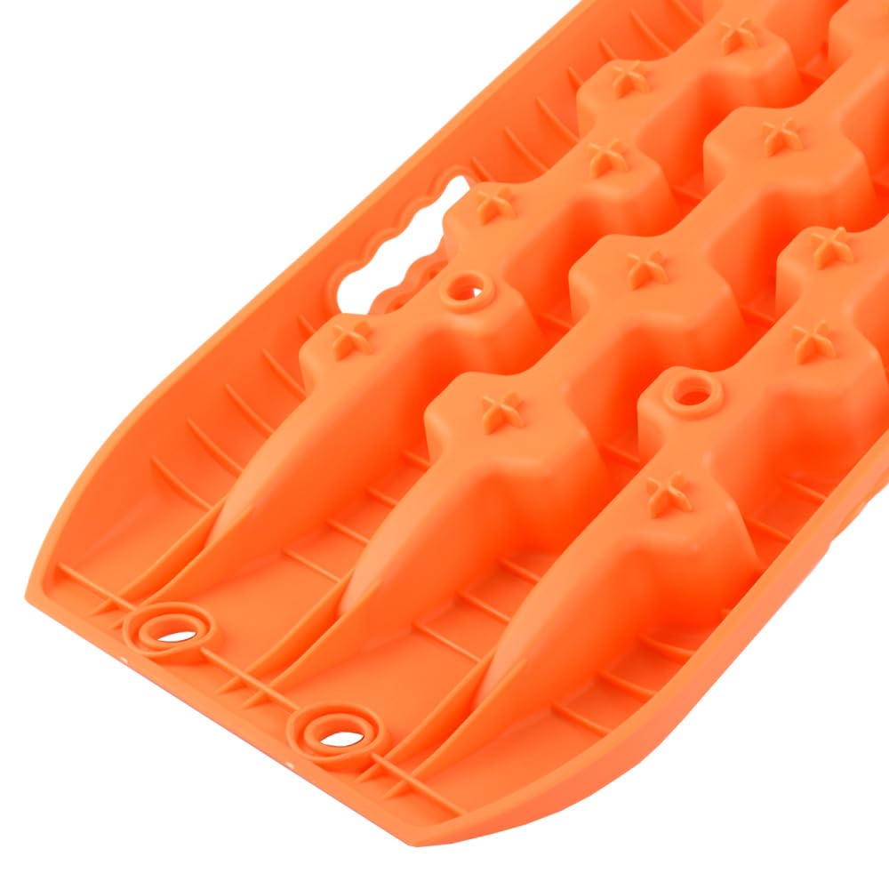 Rockfoxx starthulp, modder, sneeuw, zand, bergen, boards, zandplaten, offroad, 10 ton, paar, zwart, herstelboard voor camper, terreinwagen, auto, SUV, pick up, quad, tractiemat, gripmat