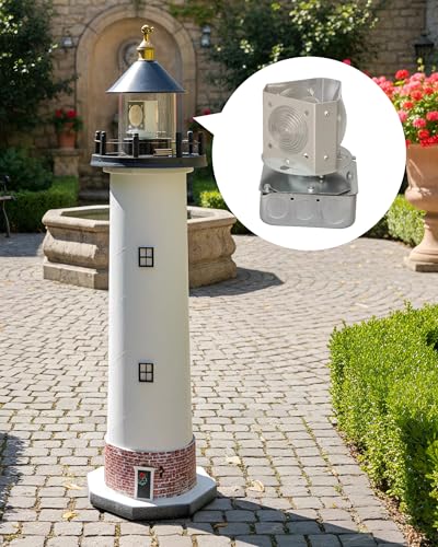 Kit d'éclairage rotatif Pelopy avec phare rotatif et ampoule décorative